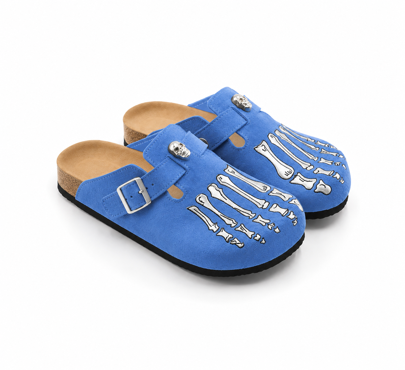 Mercer District™ Skeleton Bone Clogs