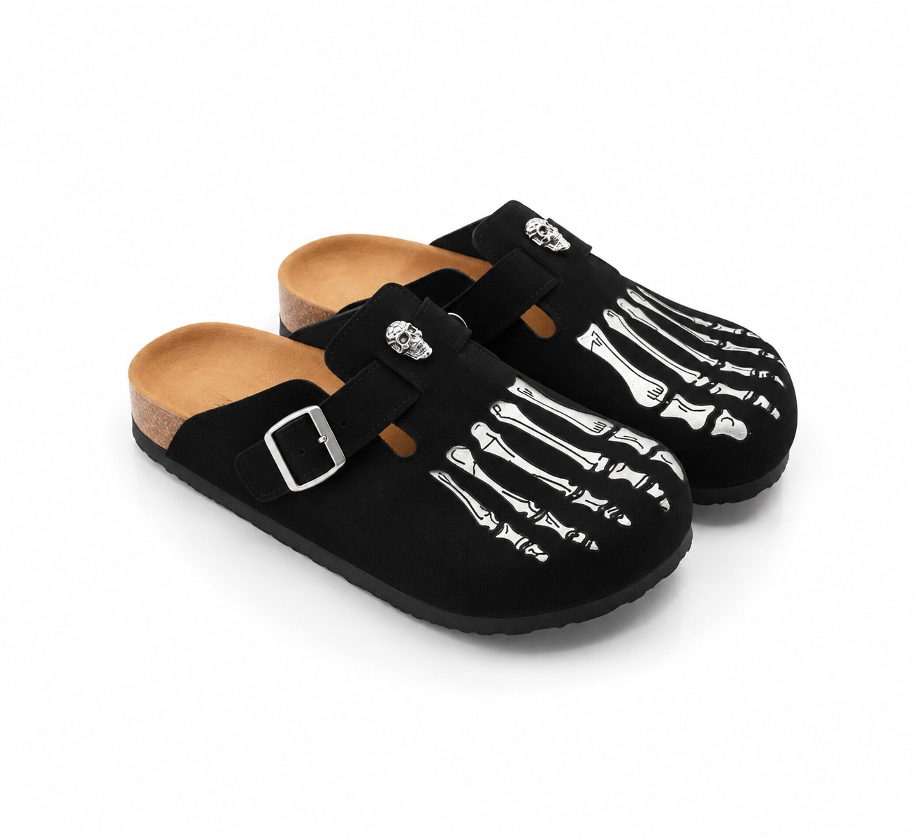 Mercer District™ Skeleton Bone Clogs