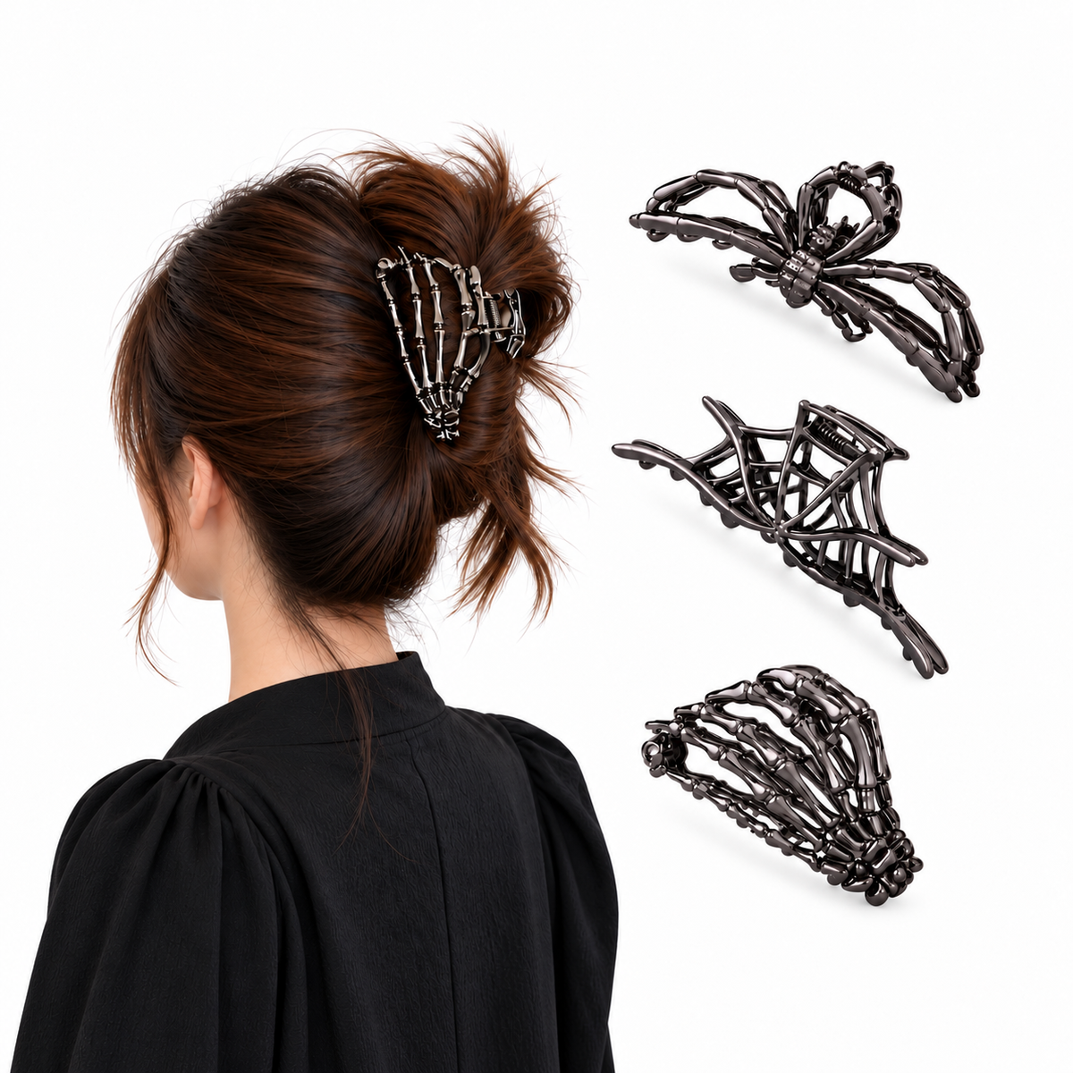 Mercer District® — The Bone Collector Hair Clip Set