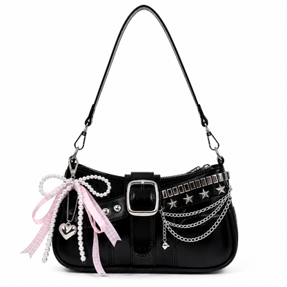 Mercer District® – Pink Pearls & Ribbons Charm