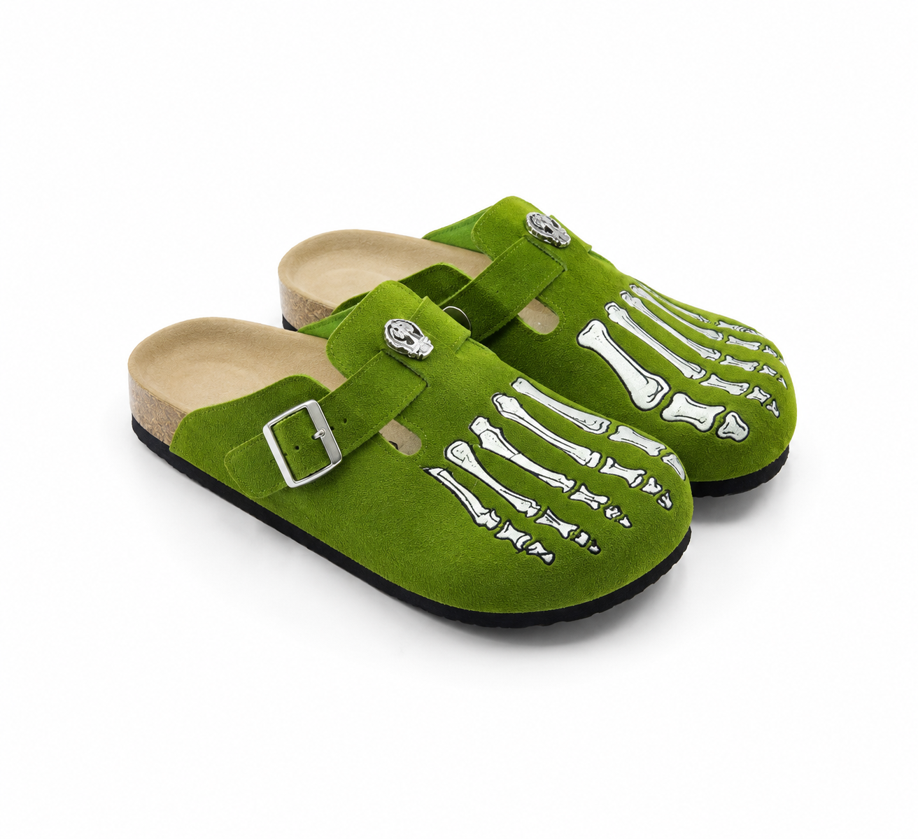 Mercer District™ Skeleton Bone Clogs