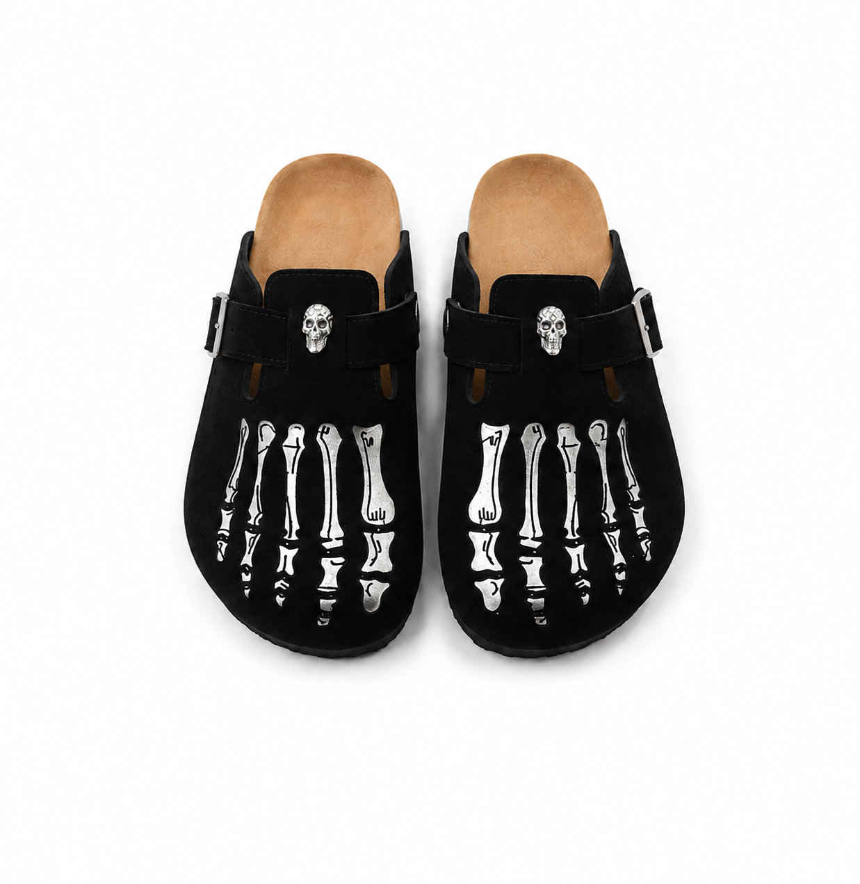 Mercer District™ Skeleton Bone Clogs