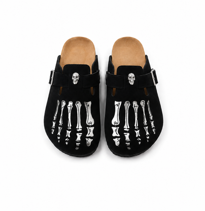 Mercer District™ Skeleton Bone Clogs