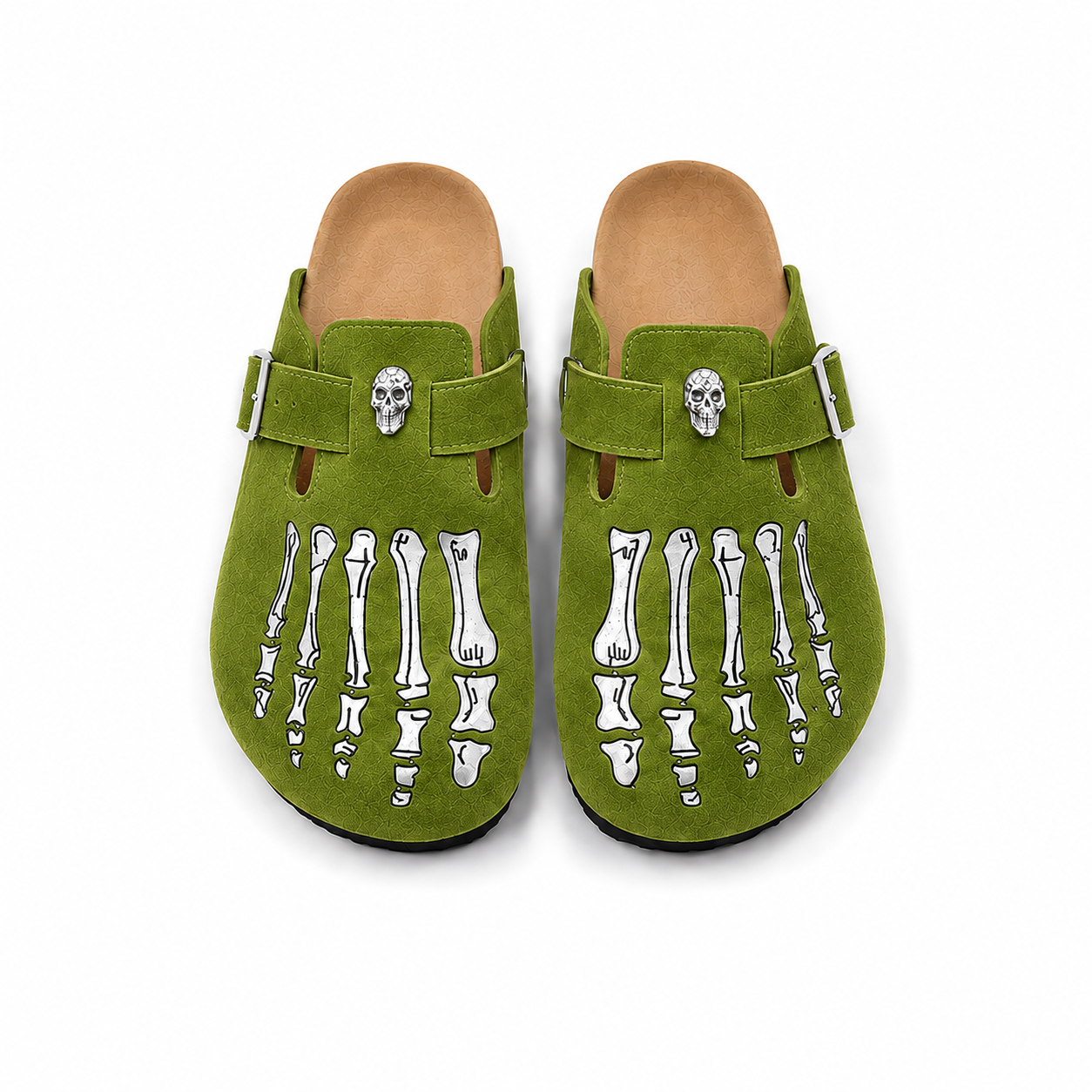 Mercer District™ Skeleton Bone Clogs