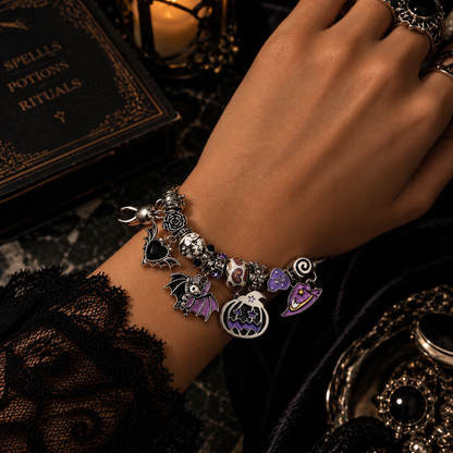 Mercer District — Silver Spells Charm Bracelet