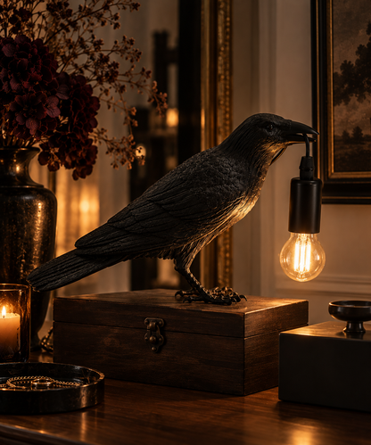 Mercer District® — Nevermore Raven Lamp